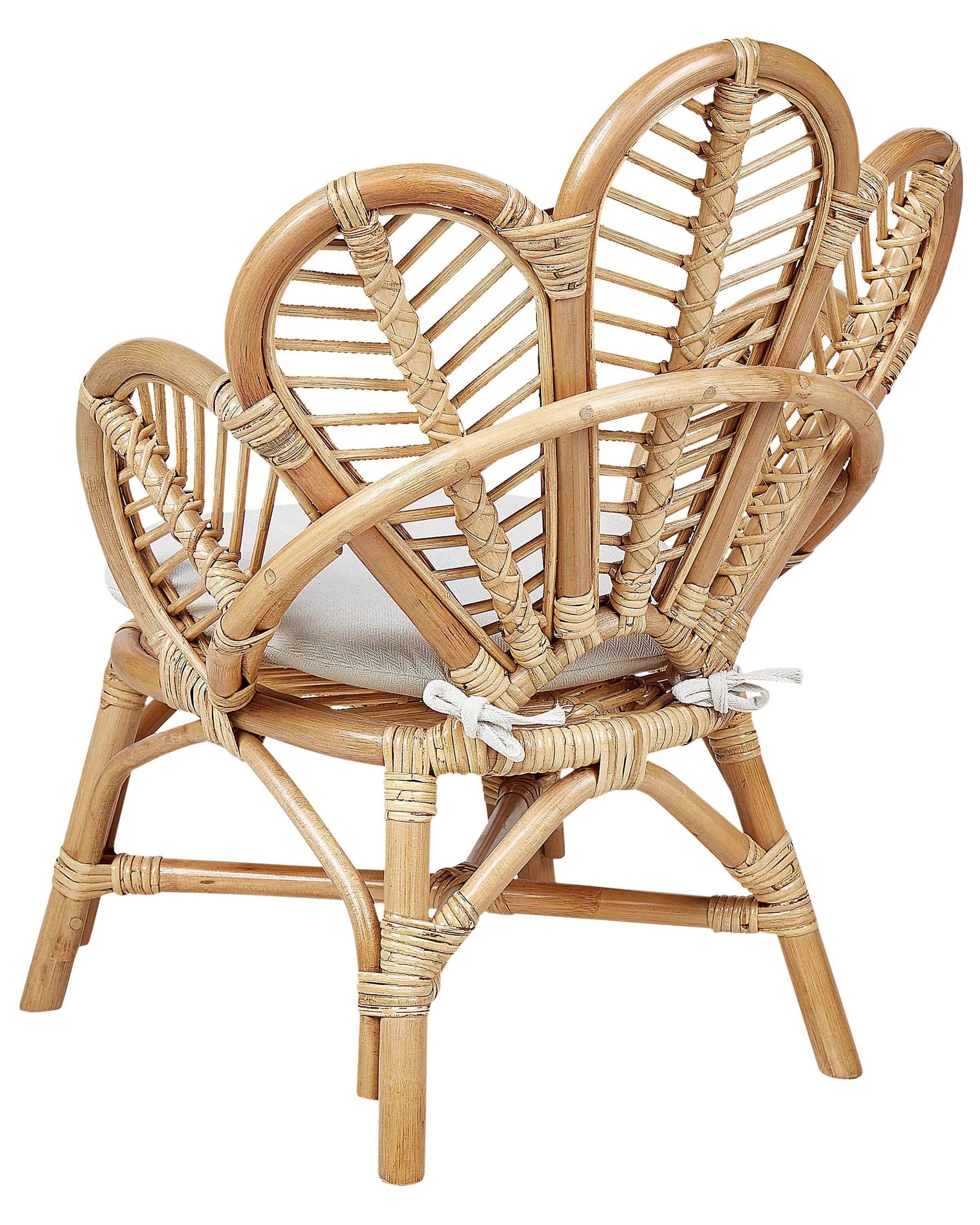 Chaise paon pour enfants Rotin Naturel
