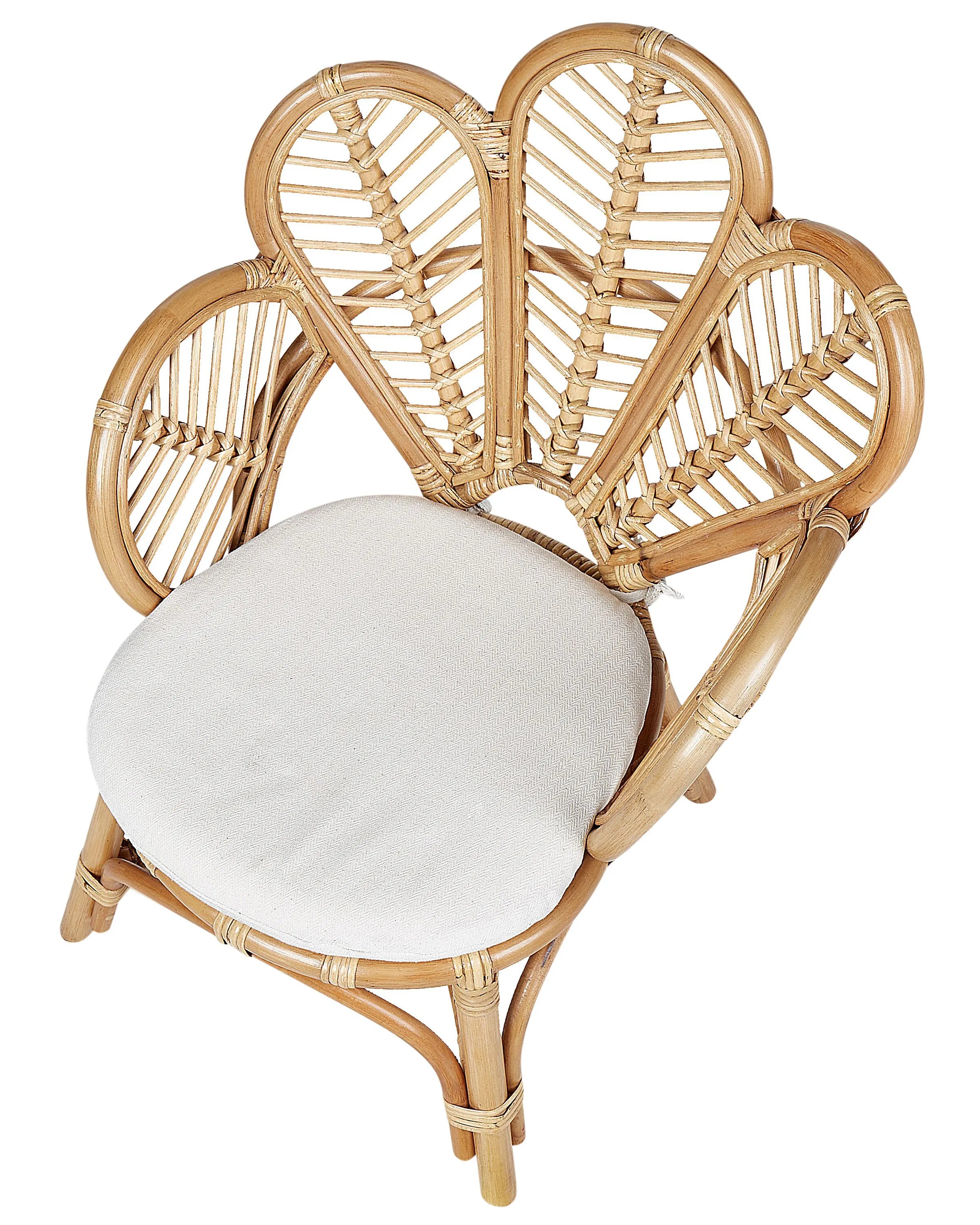 Chaise paon pour enfants Rotin Naturel
