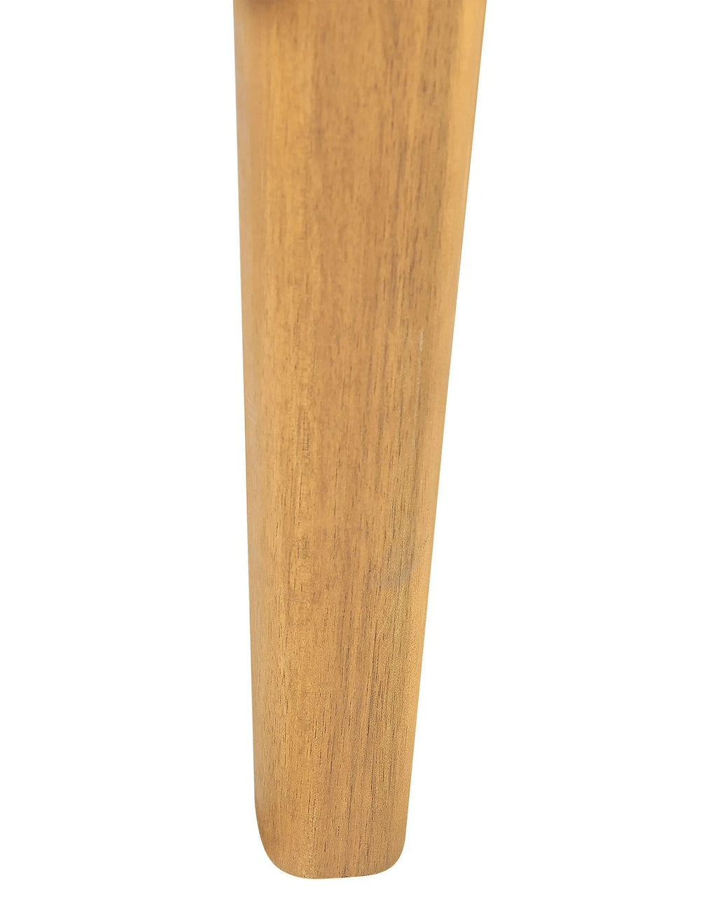Fauteuil de jardin avec pouf en bois d'acacia marron