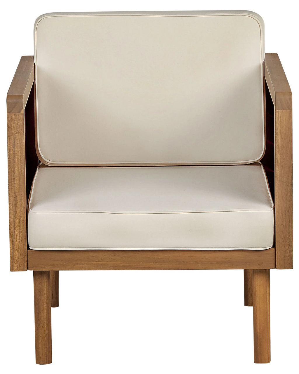 Fauteuil de jardin Bois d'acacia Marron