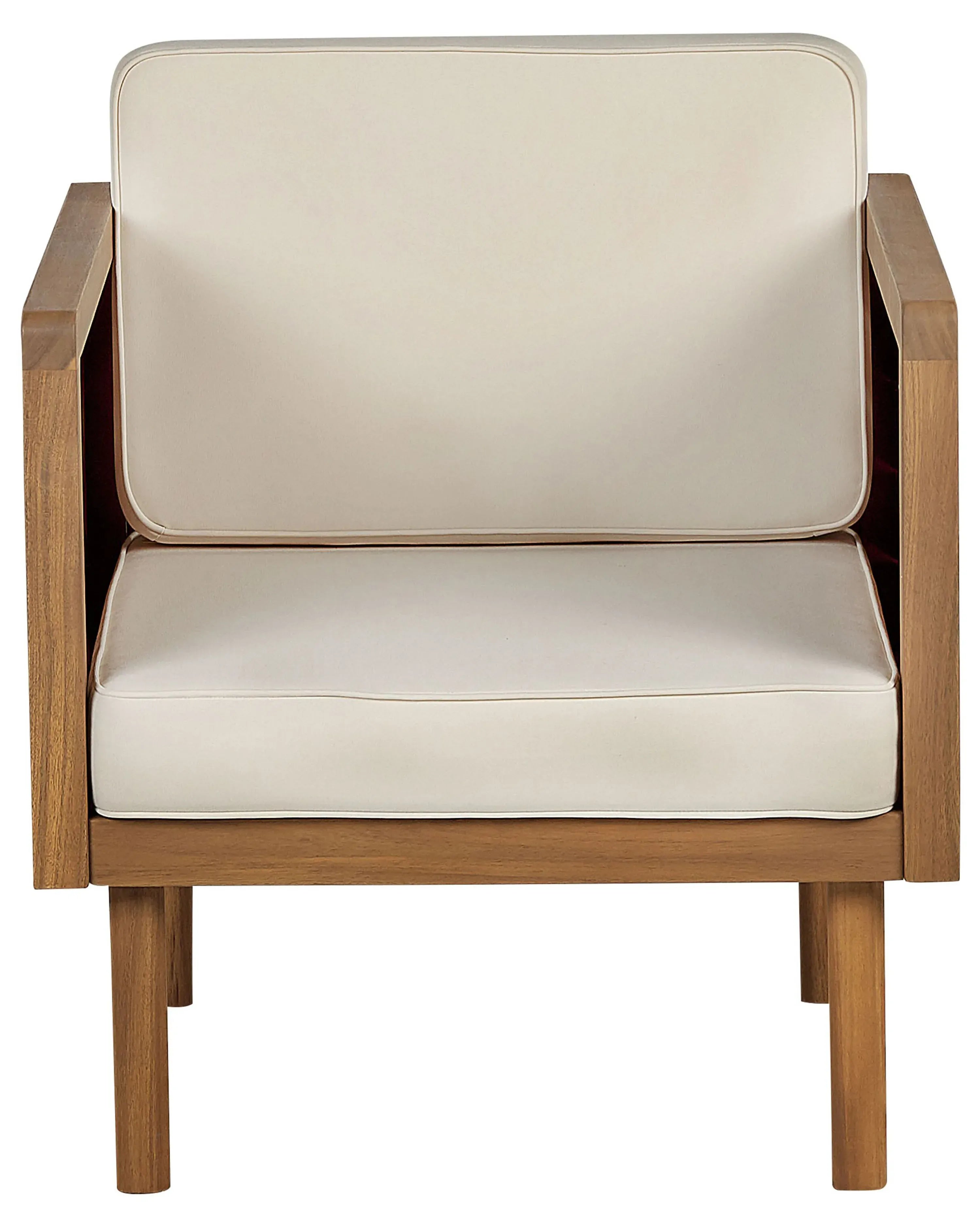 Fauteuil de jardin Bois d'acacia Marron