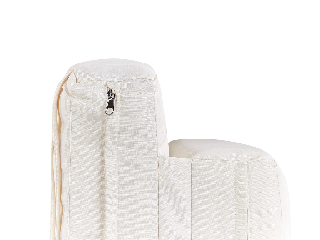 Chaise longue avec coussin Bambou Marron