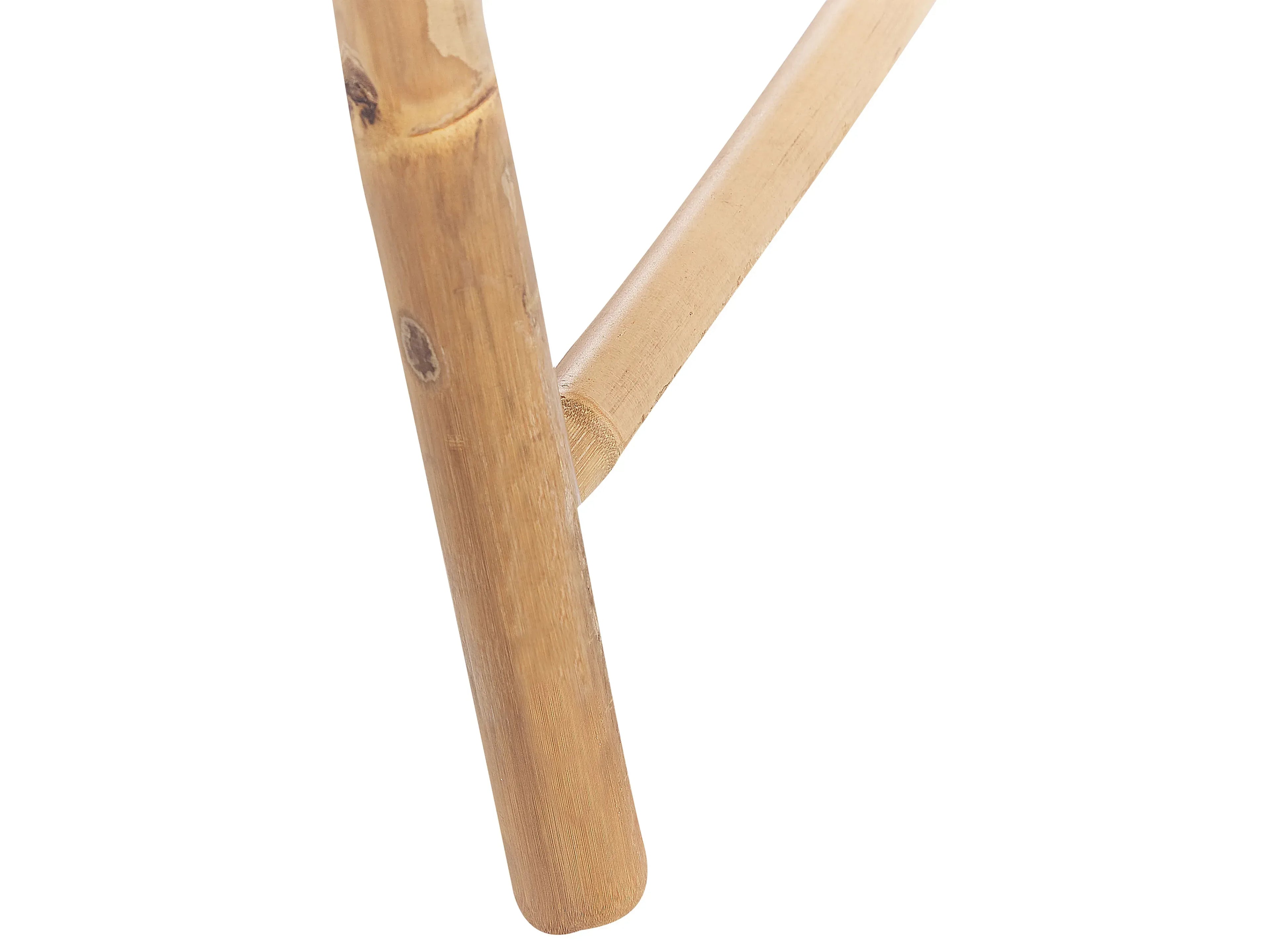 Table à manger de jardin 120 cm 69 cm Bambou Marron clair