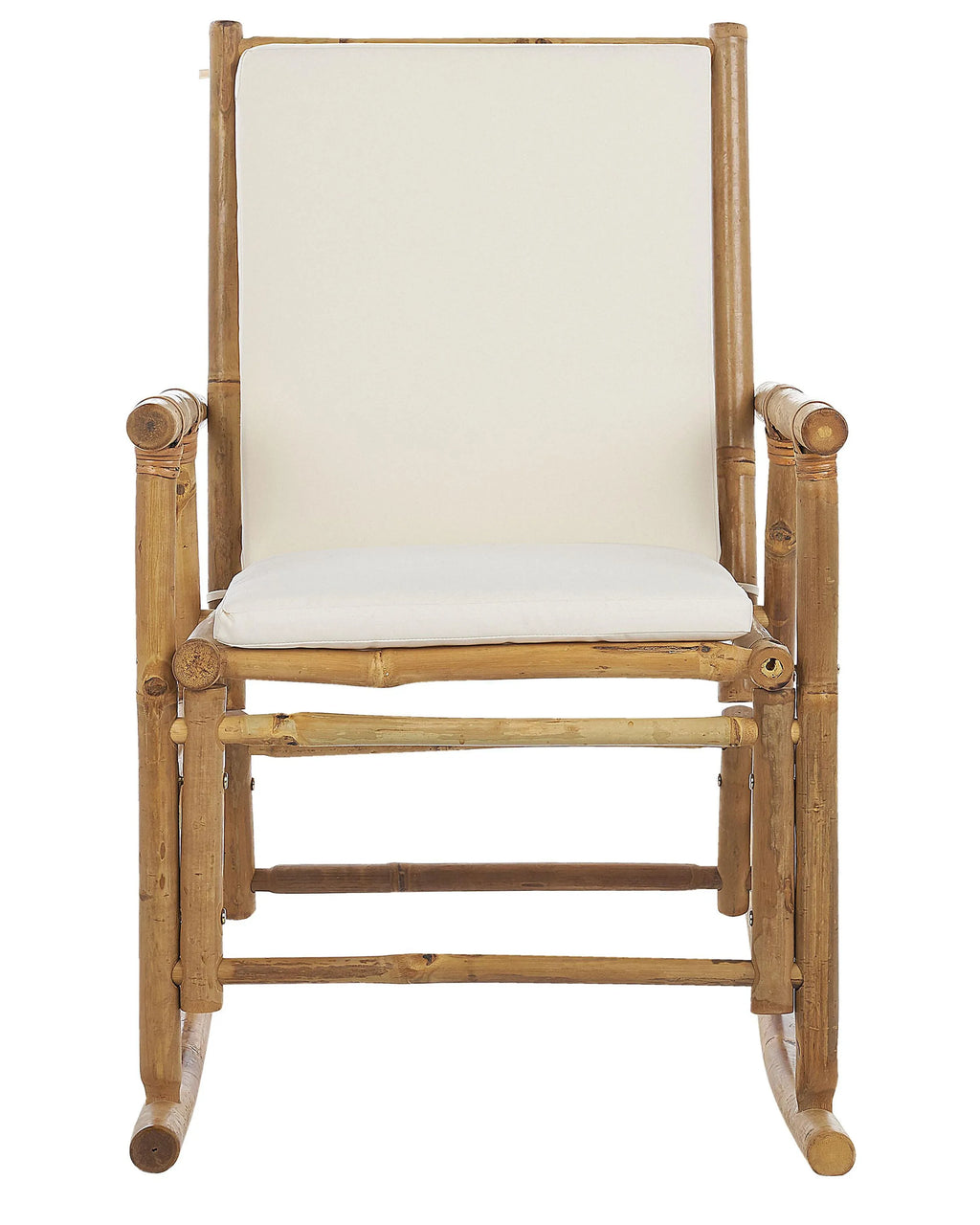 Rocking chair de jardin Bambou Marron