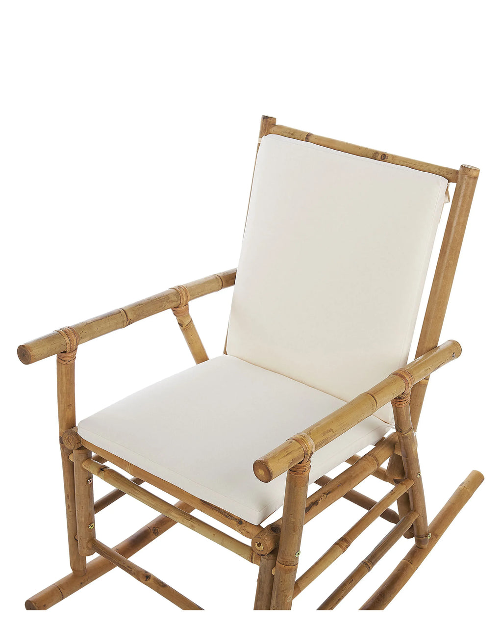 Rocking chair de jardin Bambou Marron