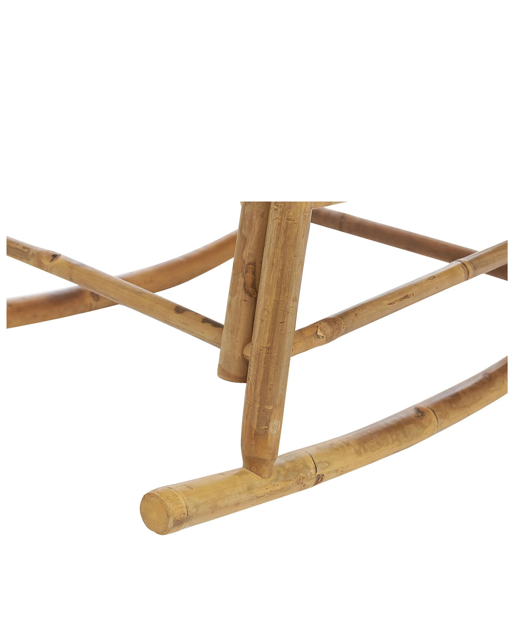 Rocking chair de jardin Bambou Marron