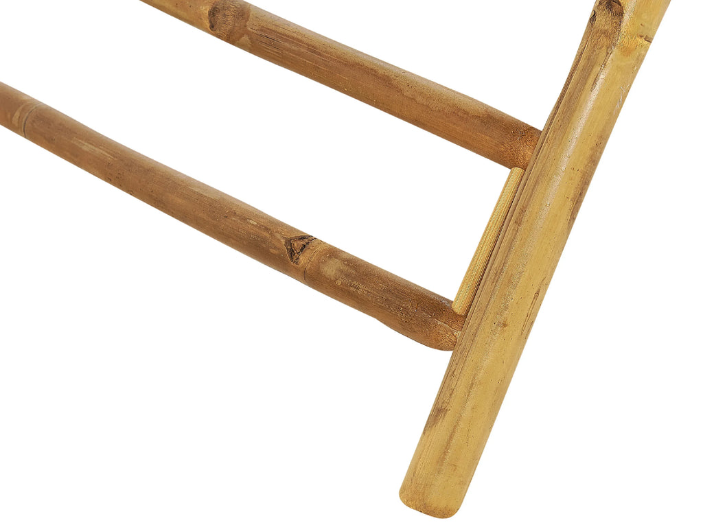 Table de bistrot 85 cm 85 cm Bambou Marron clair