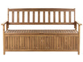 Panchina da giardino  160 cm con contenitore Legno d'acacia Marrone