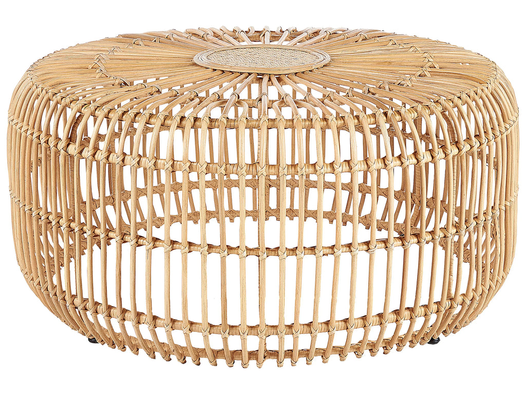 Tavolino da giardino  85 cm 85 cm Rattan Marrone chiaro