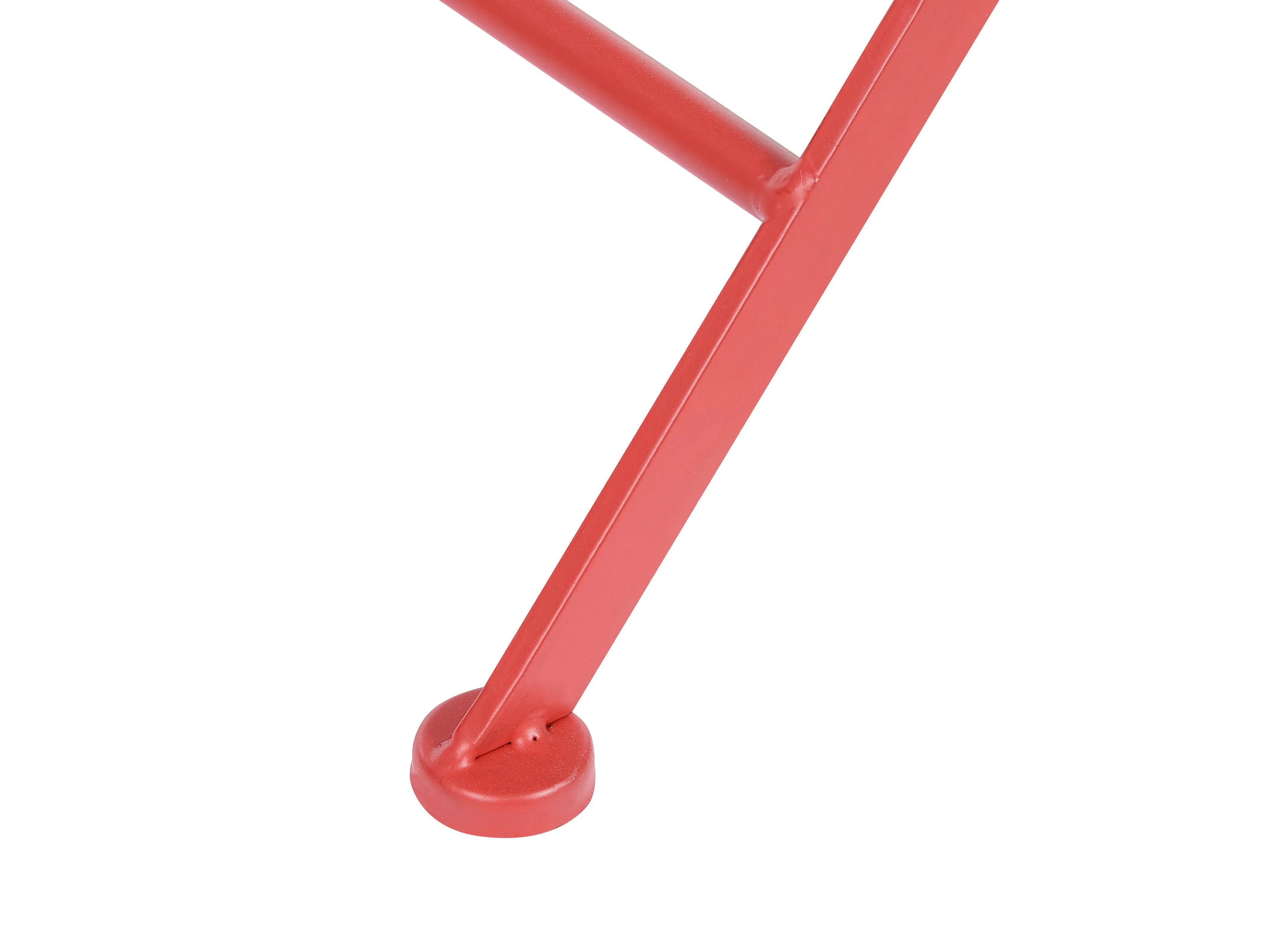 Table Bistrot 70 cm 70 cm Métal Rouge