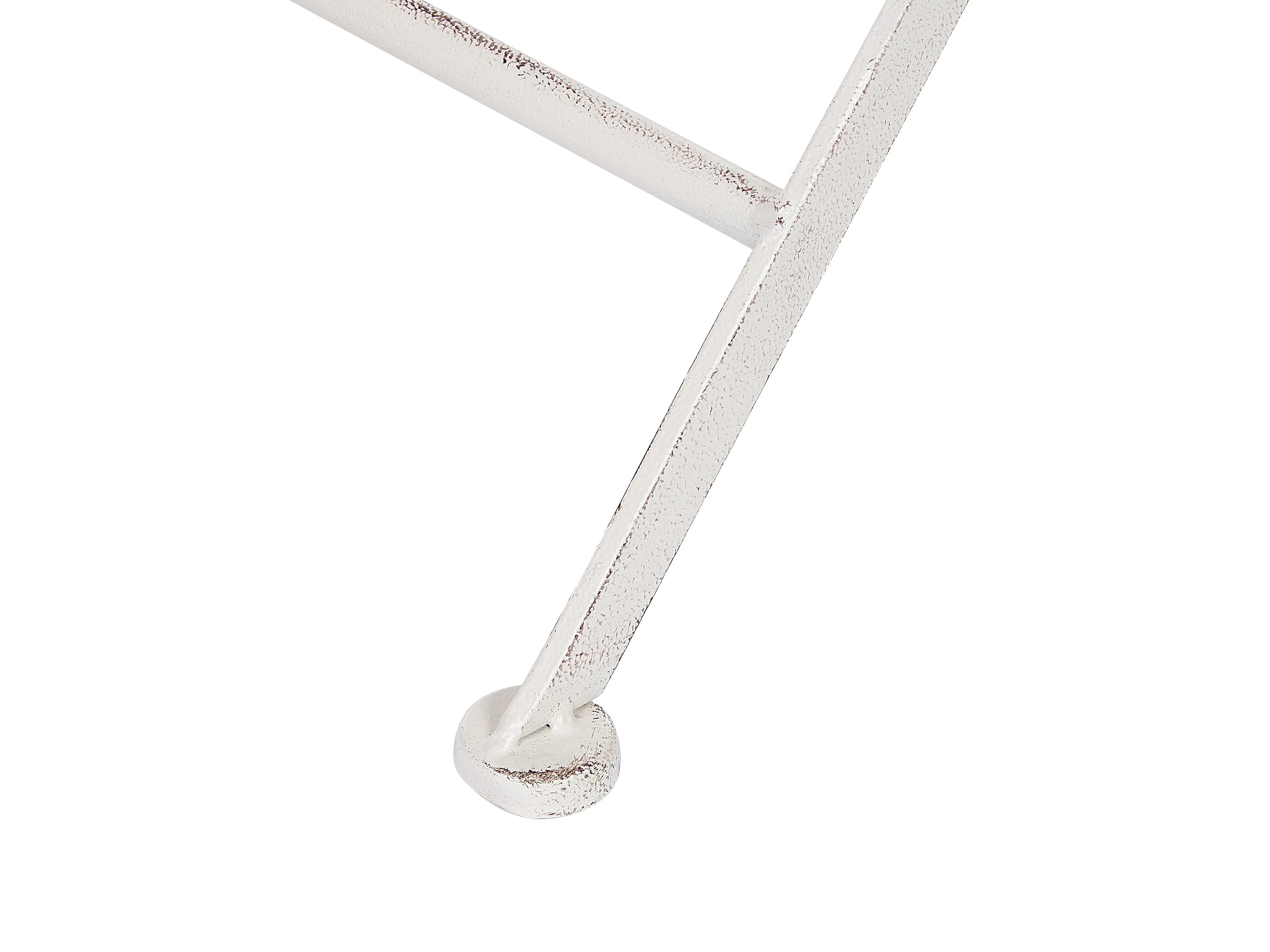 Table bistrot 70 x 70 cm Métal blanc