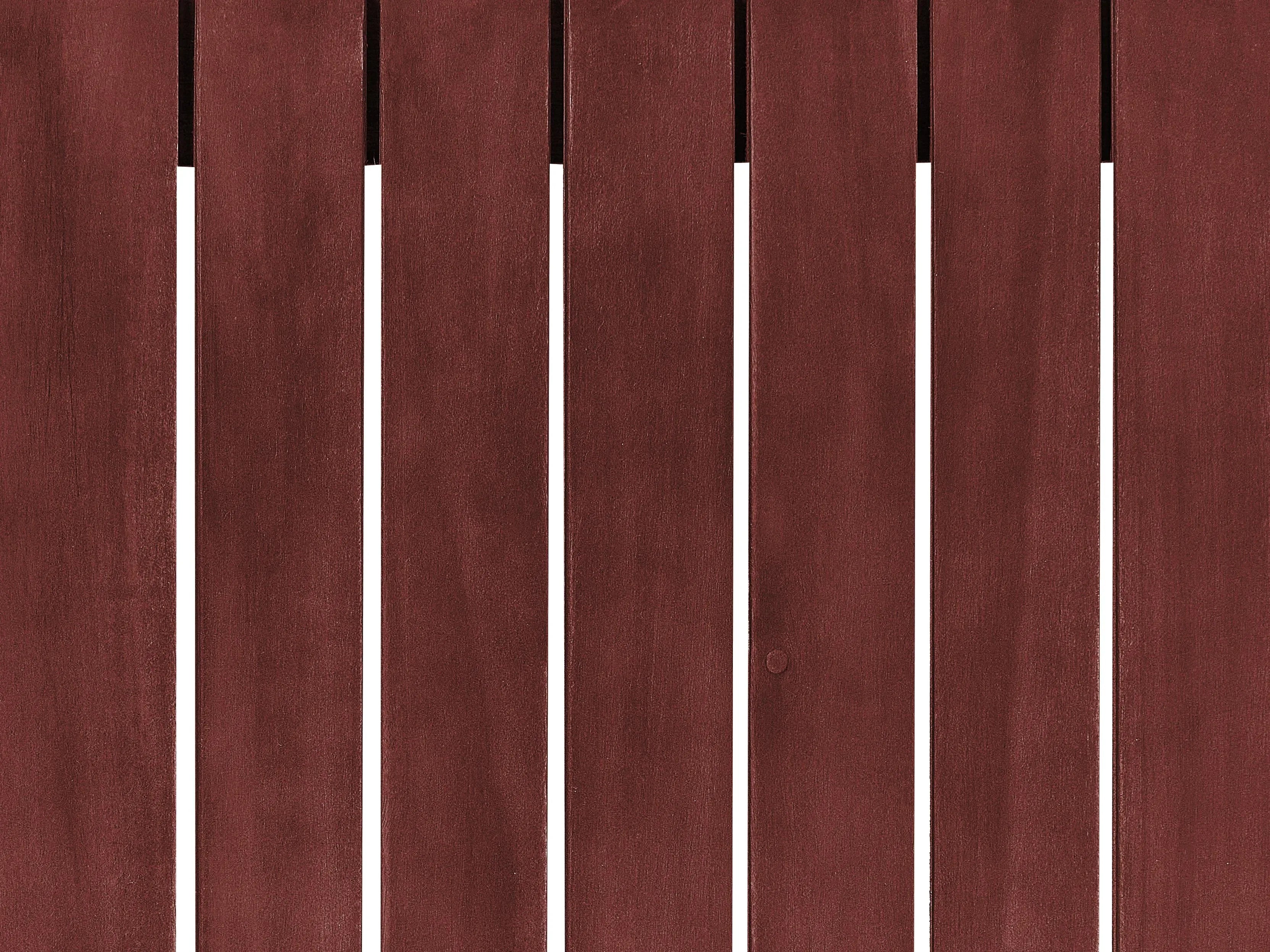 Table de jardin 90 cm 75 cm Bois d'acacia Rouge foncé