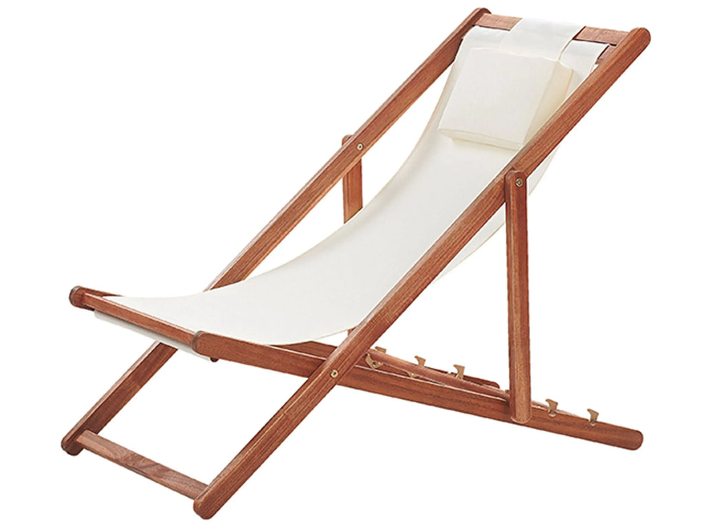 Chaise longue pliante avec tissus de rechange Bois d'acacia Marron foncé