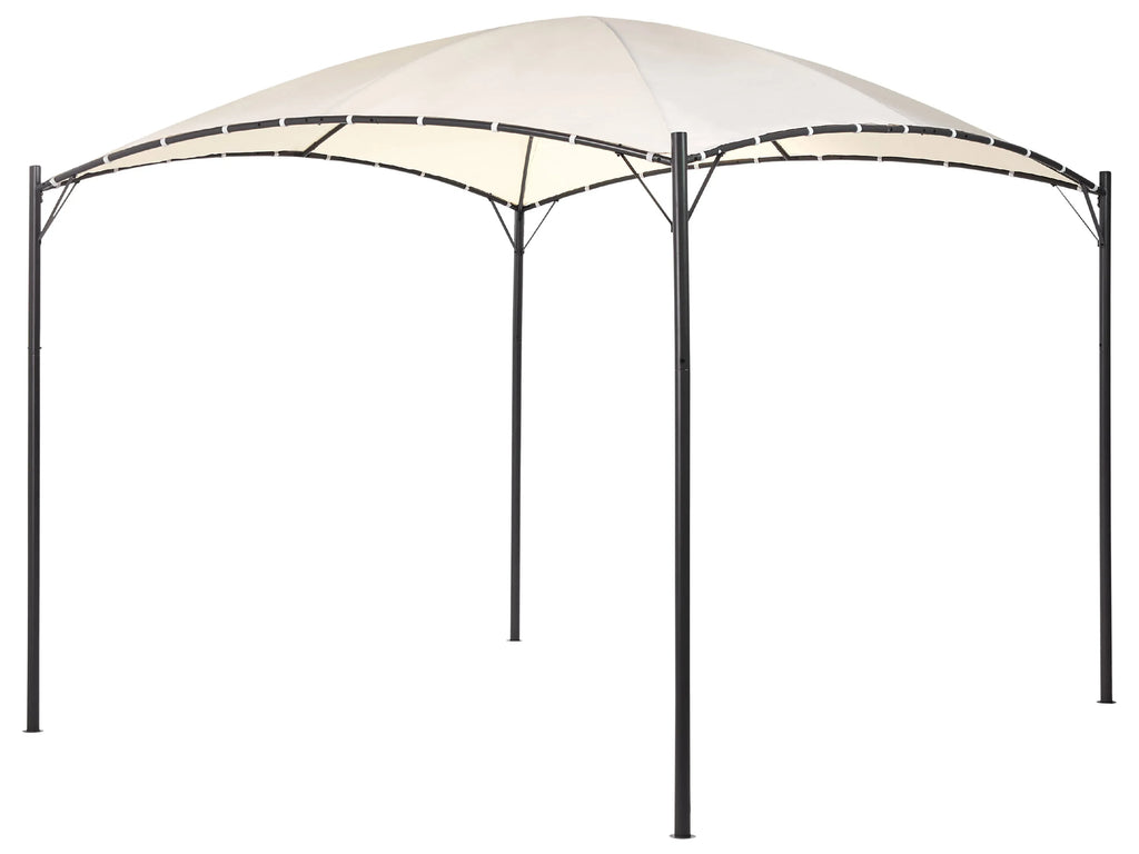 Gazebo en métal 305 cm x 305 cm Beige