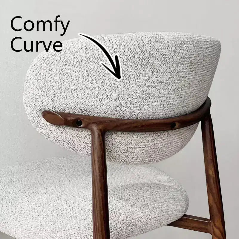 Lot de 4 chaises de salle à manger modernes rembourrées avec dossier incurvé, chaises d'appoint sans accoudoirs à cadre en fer pour salle à manger, cuisine-Panipeachy