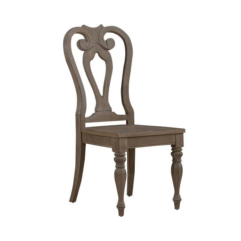 Chaise d'appoint à dossier droit Splat de Magnolia Manor (lot de 2)