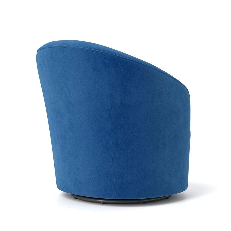 SEYNAR Fauteuil club pivotant à 360 degrés en velours moderne avec dossier capitonné - Lot de 2