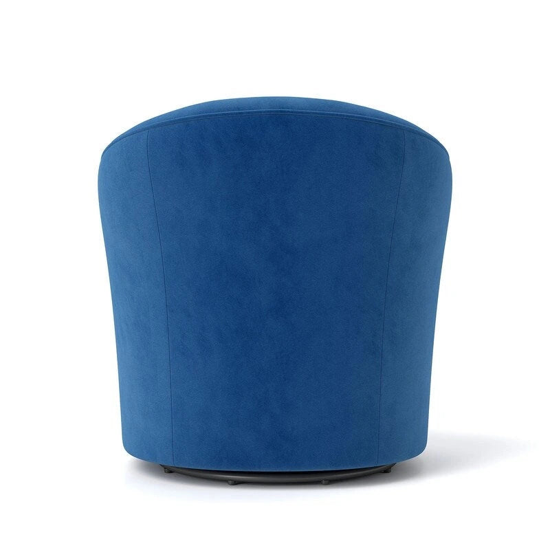 SEYNAR Fauteuil club pivotant à 360 degrés en velours moderne avec dossier capitonné - Lot de 2