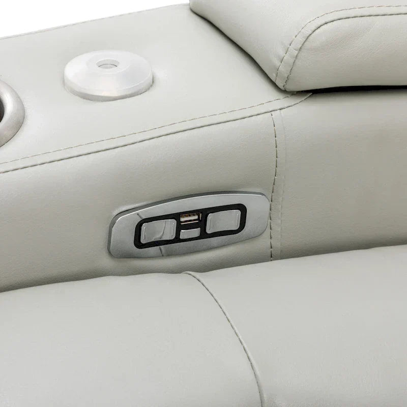 Fauteuil inclinable motorisé de cinéma maison multifonctionnel pivotant à 270°