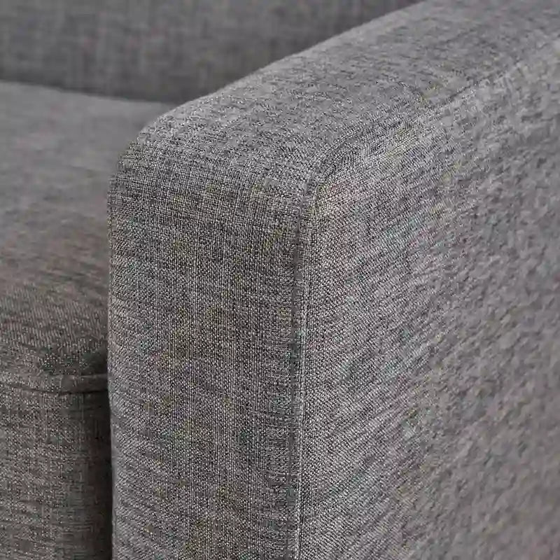 Fauteuil Club en Tissu Mid-Century Moderne Sawyer