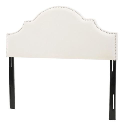 Tête de lit capitonnée en tissu réglable Grand lit/Très grand lit