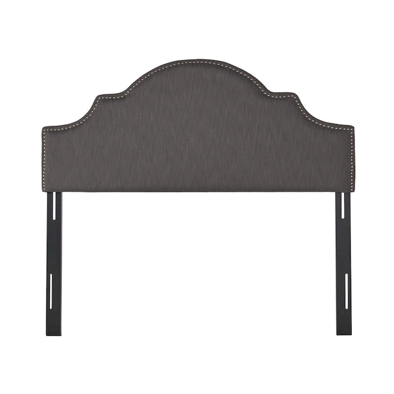 Tête de lit capitonnée en tissu réglable Grand lit/Très grand lit
