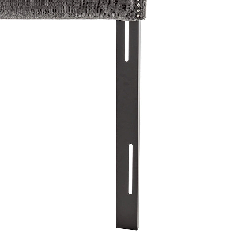 Tête de lit capitonnée en tissu réglable Grand lit/Très grand lit
