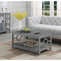  Ring Coffee Table with Shelf