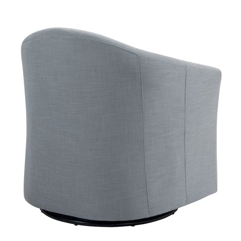 Fauteuil pivotant avec base en métal 78 cm (L) x 76 cm (H) x 70 cm (P)