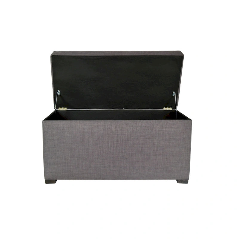 Banc de rangement capitonné 8 boutons Angela