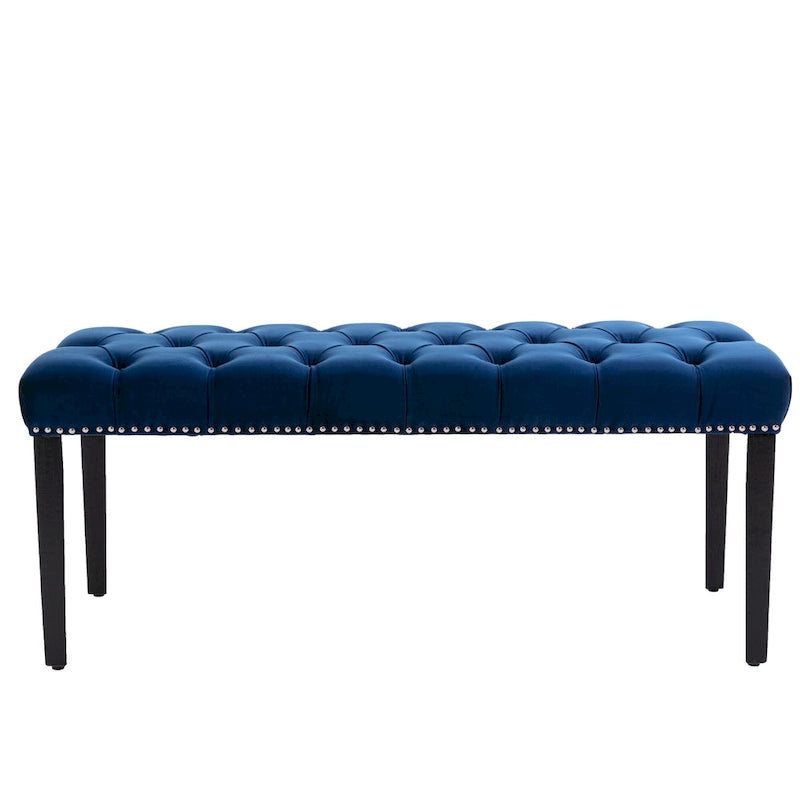 Banc ottoman capitonné rembourré banc d'appoint