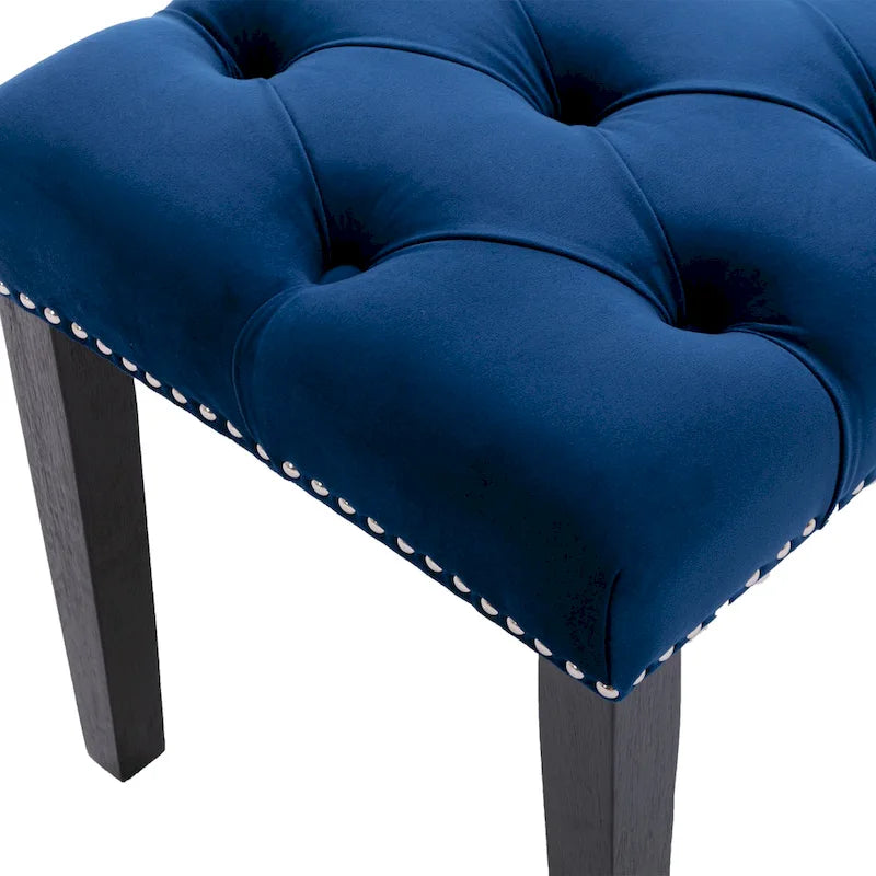 Banc ottoman capitonné rembourré banc d'appoint