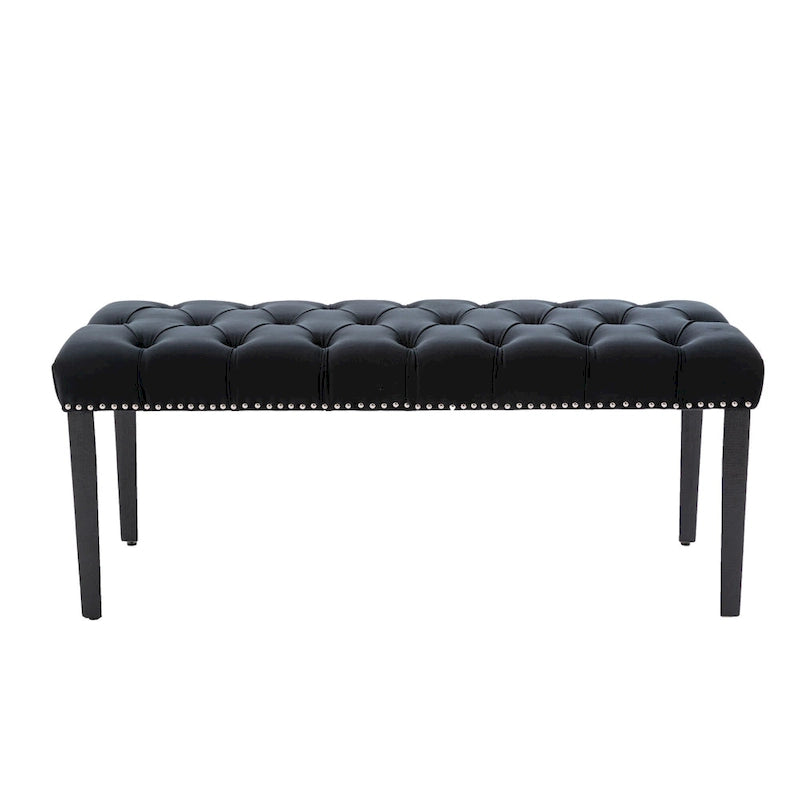 Banc ottoman capitonné rembourré banc d'appoint