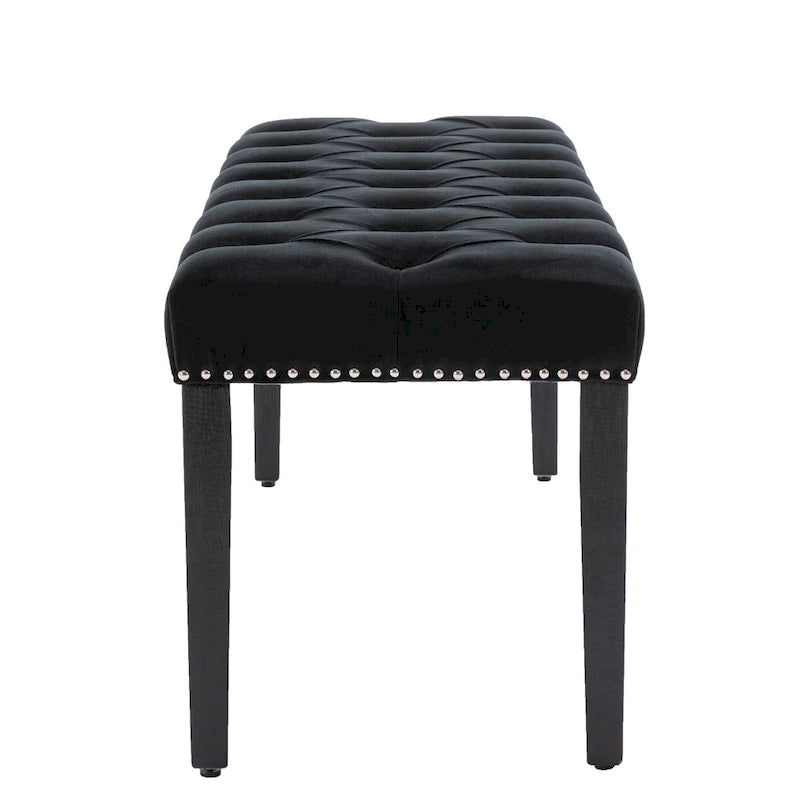 Banc ottoman capitonné rembourré banc d'appoint