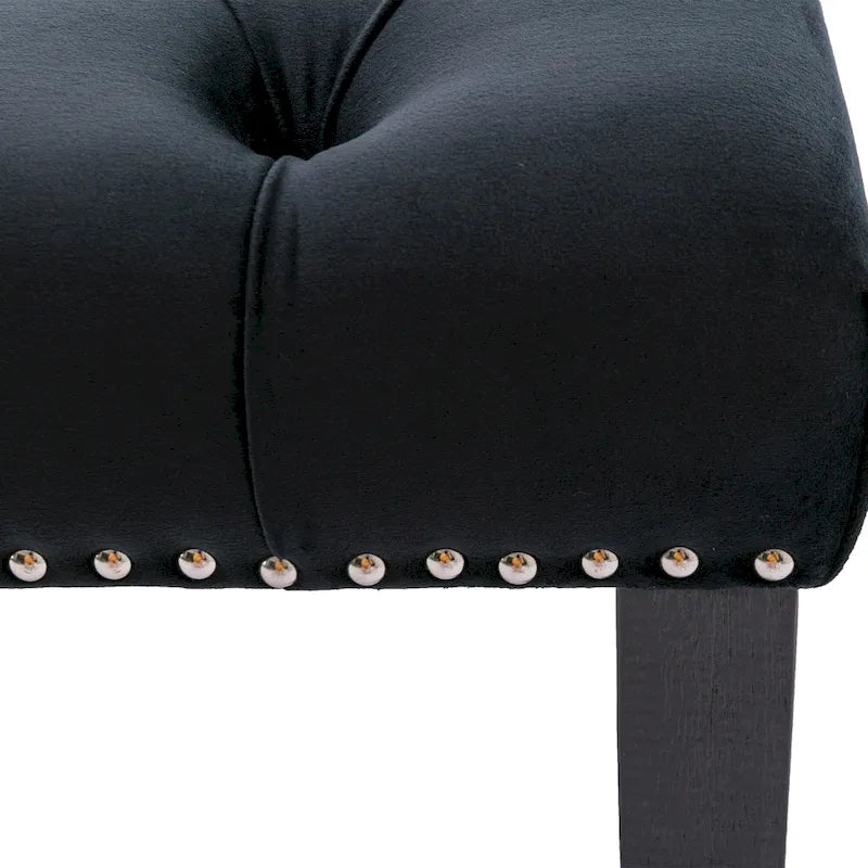 Banc ottoman capitonné rembourré banc d'appoint