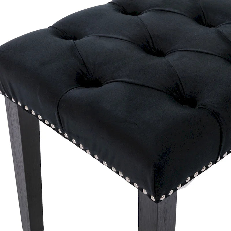 Banc ottoman capitonné rembourré banc d'appoint