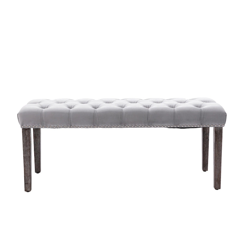 Banc ottoman capitonné rembourré banc d'appoint