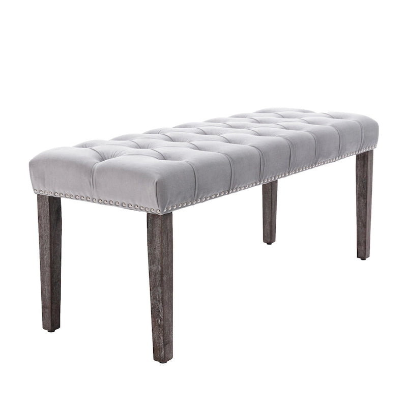 Banc ottoman capitonné rembourré banc d'appoint