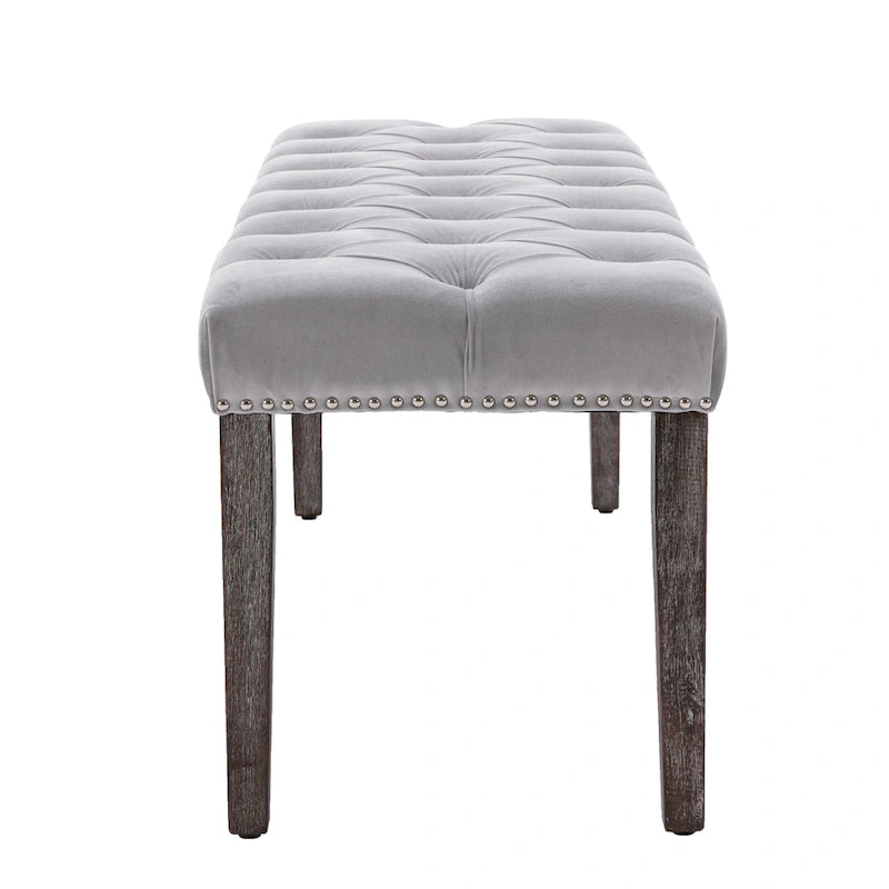 Banc ottoman capitonné rembourré banc d'appoint