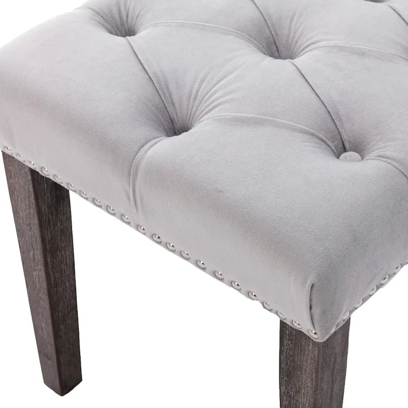 Banc ottoman capitonné rembourré banc d'appoint