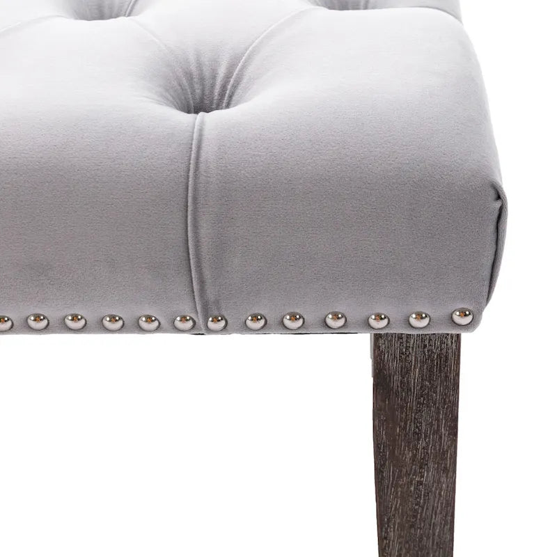 Banc ottoman capitonné rembourré banc d'appoint