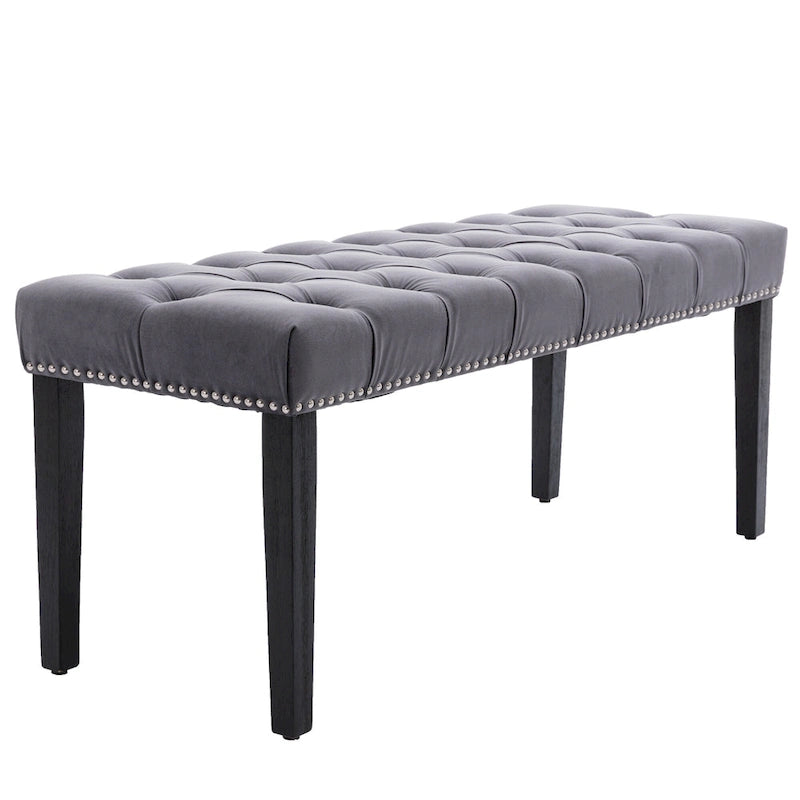 Banc ottoman capitonné rembourré banc d'appoint