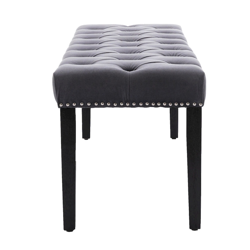 Banc ottoman capitonné rembourré banc d'appoint