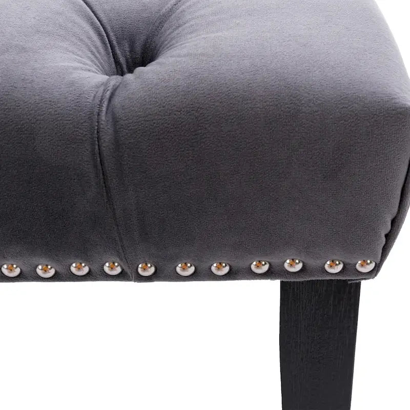 Banc ottoman capitonné rembourré banc d'appoint