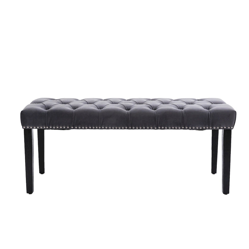Banc ottoman capitonné rembourré banc d'appoint