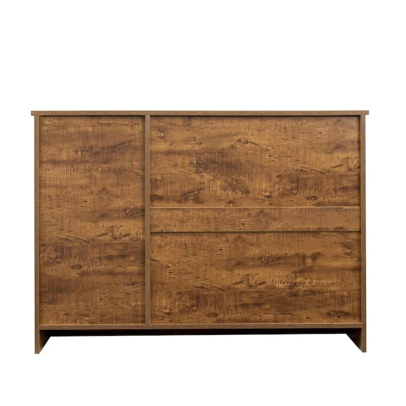 Buffet moderne en bois de 43,3 pouces avec 2 portes