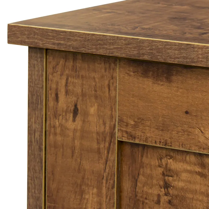 Buffet moderne en bois de 43,3 pouces avec 2 portes