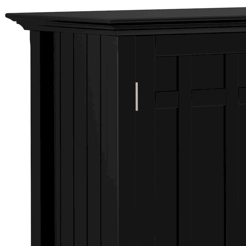 WYNDENHALL Freemont, buffet-bahut de style transitionnel et casier à vin en BOIS MASSIF, 137 cm de large - 43,2 P x 137,2 L x 91,4 H