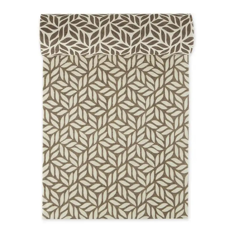 Doublure d'étagère DII grise à motif de treillis (lot de 2)
