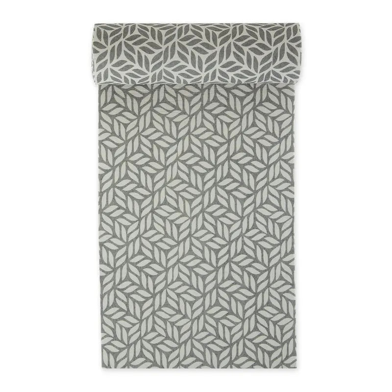 Doublure d'étagère DII grise à motif de treillis (lot de 2)